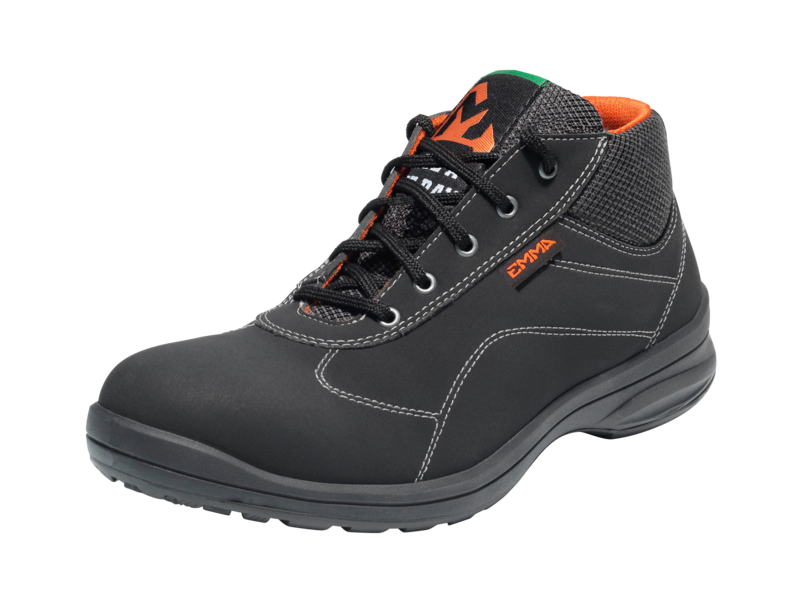 Emma veiligheidsschoenen S3 pur/pur hoog zwart dames