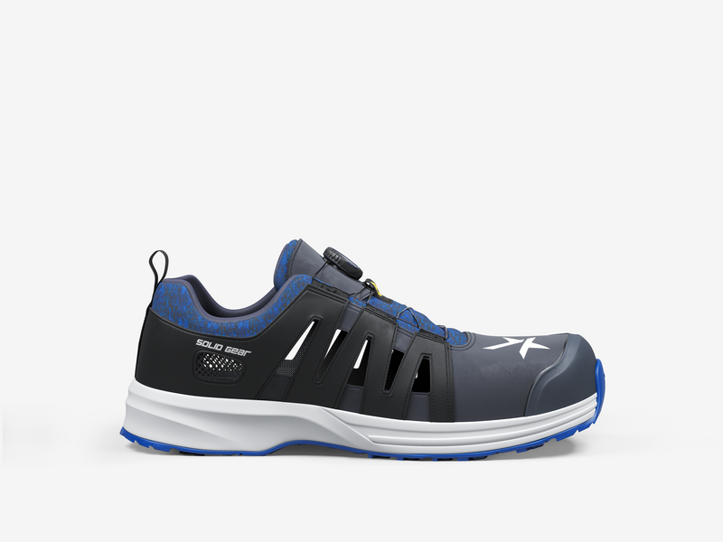 Solid Gear veiligheidsschoenen blauw/wit laag model S1P