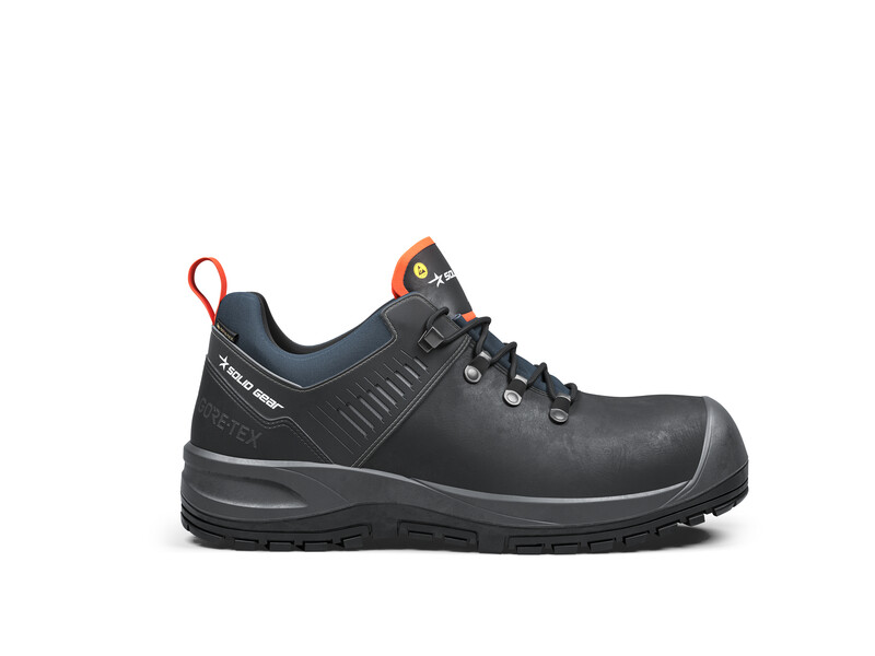 Solid Gear veiligheidsschoenen zwart/rood laag model S7L
