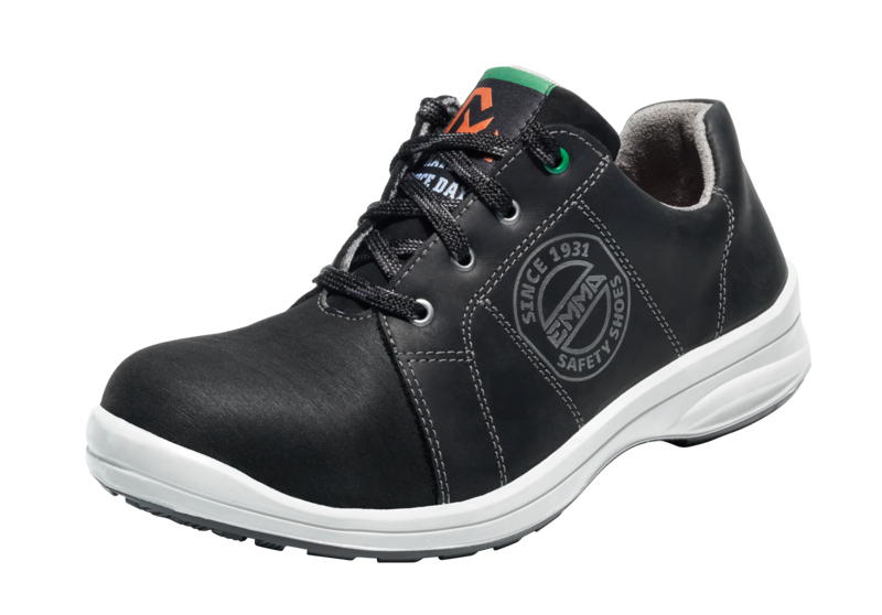 Emma veiligheidsschoenen S3 pur/esd laag zwart/wit dames