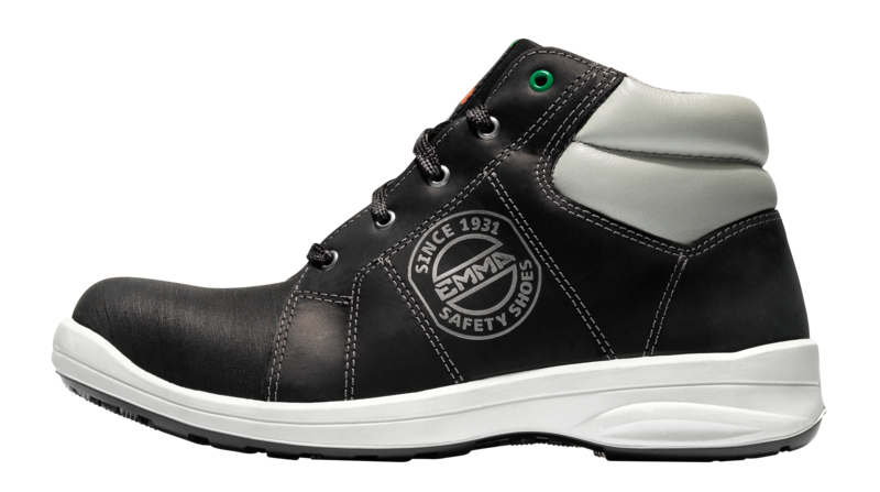 Emma veiligheidsschoenen S3 pur/pur hoog zwart/wit dames