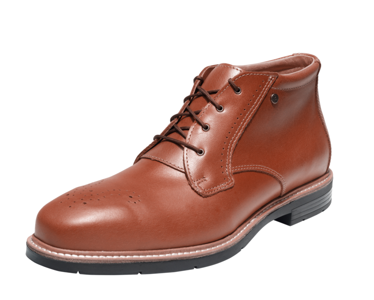 Emma veiligheidsschoenen S3 office tpu/pu circul. hoog bruin