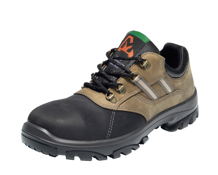 Emma veiligheidsschoenen S3 pur/pur laag bruin/zwart