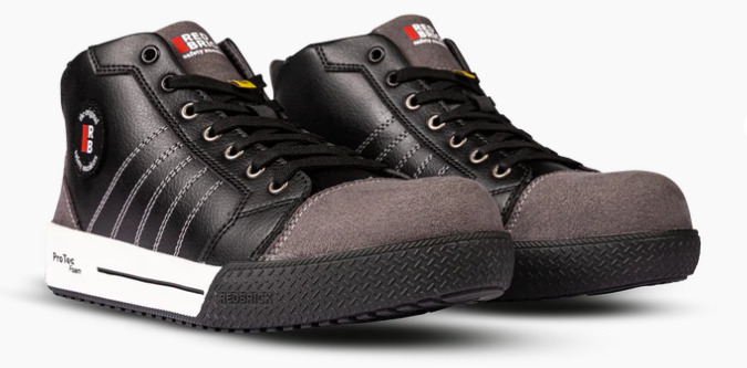 Redbrick veiligheidsschoenen S3S zwart sneaker hoog