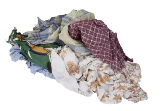 Flanellen lappen bont doos a 10kg