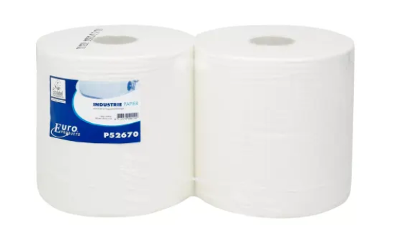 Poetspapier cellulose wit 1-laags 700mtr x 26cm (2)