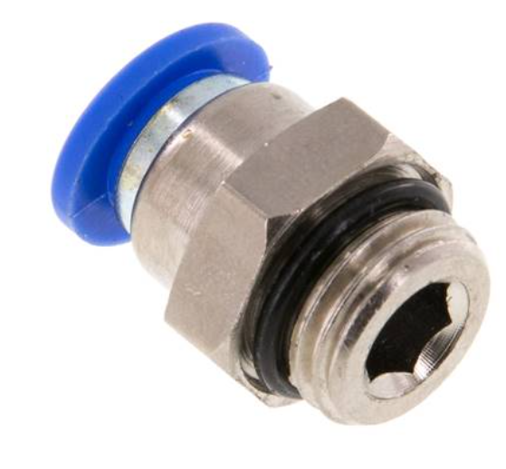 Insteekkopp. Recht M5 - 6mm