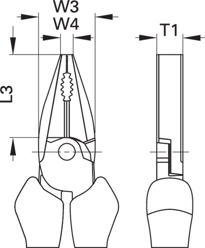 8250-200JC Combinatietang POWER 200mm