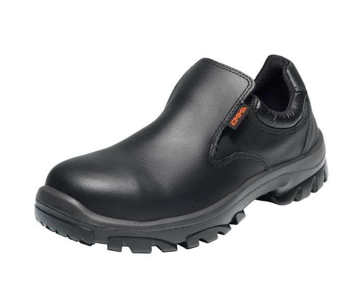 Emma veiligheidsschoenen S2 pur/pur instapper zwart