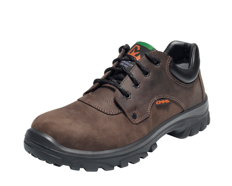 Emma veiligheidsschoenen S3 duo/HRO laag bruin/zwart