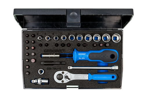 INS20PM Dopsleutel-schroevendraaierset 1/4" 15-dlg IN-IS-PH-