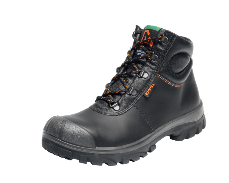 Emma veiligheidsschoenen S3 duo/nitrilrubber hoog zwart