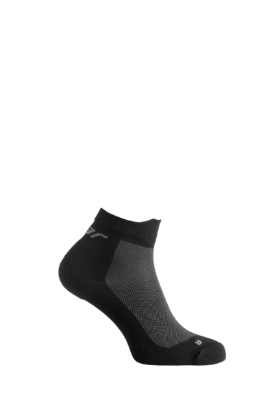 Light performance sok zwart laag 2 pack maat 43-46